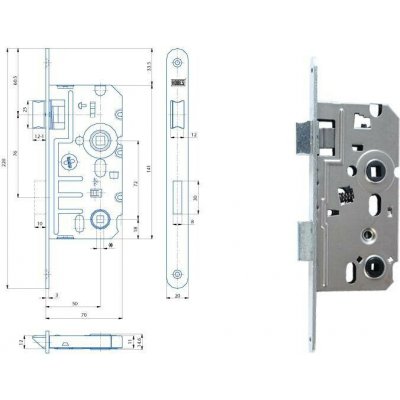 HOBES K 242.6 P Zn 70/72 WC 20mm – Hledejceny.cz