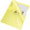 Obálka Esselte Zakládací obal A4 silný barevný - tvar L / žlutá 25 ks