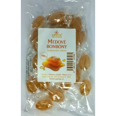 Grešík Medové bonbóny 100 g – Zboží Dáma