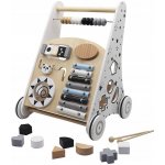 Kinderlly Dřevěné manipulační chodítko bílé – Sleviste.cz