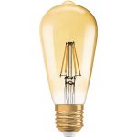 Osram LED žárovka Edison Vintage, 6,5 W, 725 lm, teplá bílá, E27 LED RETROFIT 1906 LED DIM EDISON 60 – Hledejceny.cz