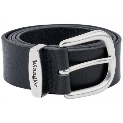 Wrangler pánský kožený opasek 112352691 černá – Sleviste.cz