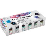 Kreul Magic Marble metal Sada barev na mramorování 6x20 ml – Zboží Dáma