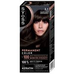 Syoss Permanent Coloration permanentní barva na vlasy 3-1 Dark Brown 50 ml – Zboží Dáma