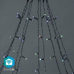 Nedis SmartLife chytrý vánoční řetěz stromek 10x2 m 180 LED venkovní IP65 barevný RGB WIFILXT01C180 – Zbozi.Blesk.cz