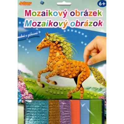 Artlover Mozaikový obrázek Běžící kůň – Zbozi.Blesk.cz