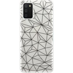 iSaprio Abstract Triangles 03 black Samsung Galaxy A02s