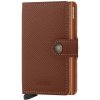 Pouzdro na doklady a karty Secrid Miniwallet Saffiano - Caramel