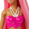 Panenka Barbie Barbie Kouzelná mořská víla růžovo-žlutá