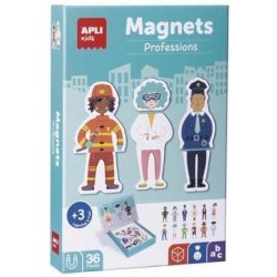 APLI magnetická hra Kids 36 ks profese