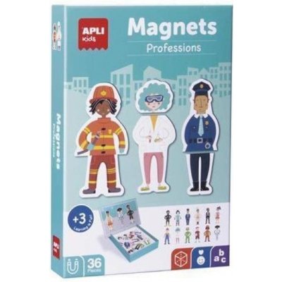 APLI magnetická hra Kids 36 ks profese – Zboží Mobilmania