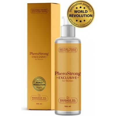 PheroStrong Exclusive for Women Masážní olej 100 ml – Zboží Dáma