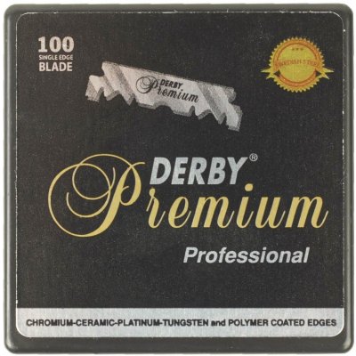 Derby Premium Blades 06160 náhradní žiletky poloviční čepel 100 ks – Zbozi.Blesk.cz