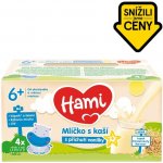 Hami Mlíčko s kaší s příchutí vanilky 4 x 250ml – Zboží Dáma