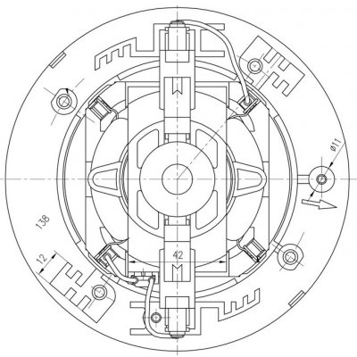 AEG Electrolux náhradní díl 2190861019 motor vysavače