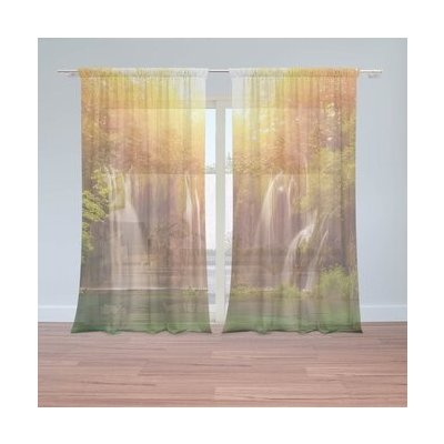 Sablio Záclony Vodopád: 2ks 150x250cm – Hledejceny.cz