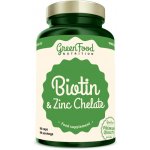 GreenFood Nutrition Biotin & Zinek chelát 90 kapslí – Hledejceny.cz
