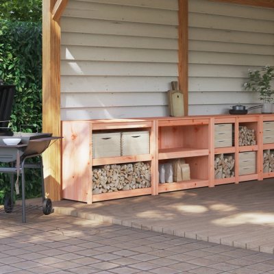 zahrada-XL Skříňky do venkovní kuchyně 2 ks masivní dřevo douglasky – Zboží Dáma