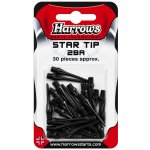 Harrows T92K-CRN STAR TIP 30 ks v blistru - černé – Zboží Dáma