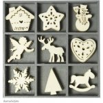 HEYDA Dřevěné ozdoby v boxu vánoce II. – Zboží Dáma