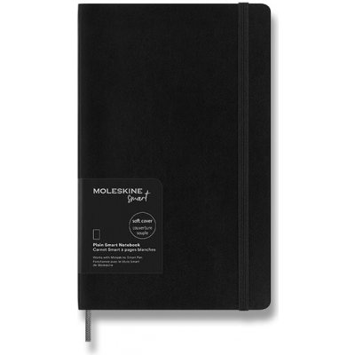 Moleskine Zápisník Smart Writing měkké desky A5 čistý černý – Hledejceny.cz