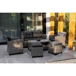 di volio Zahradní nábytek GENOVA Šedo / grafitový – Zboží Mobilmania