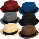 Pork Pie Hat Modrá Gift3 300296 – Zboží Mobilmania