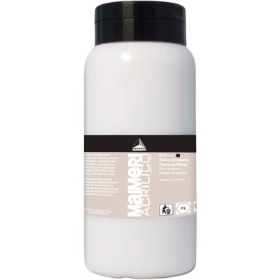 Maimeri Acrilico akrylová barva 1000 ml běloba titanová – Zboží Dáma
