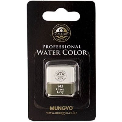 Mungyo Akvarelová barva green grey 843 – Sleviste.cz