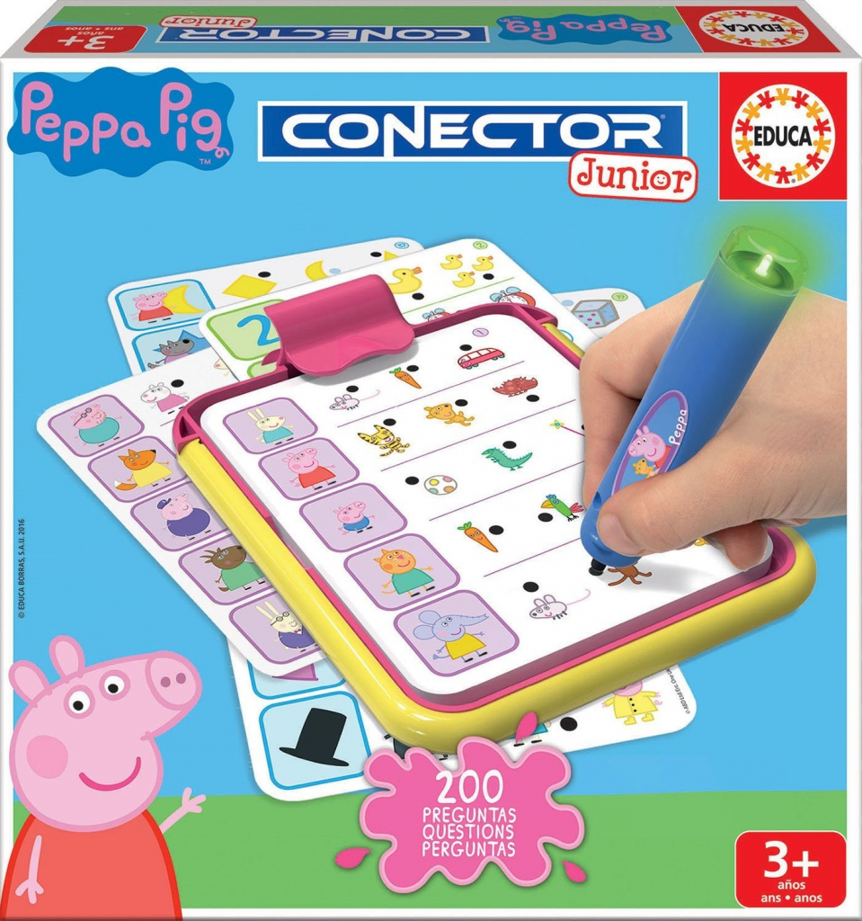 EDUCA hra pro děti Conector junior Prasátko Peppa