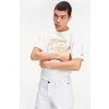 Pánské Tričko Tommy Hilfiger Tommy Jeans pánské bílé tričko TJM GOLD EMBROIDERY LOGO TEE