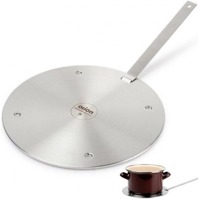 Orion Nerezová indukční podložka s odnímatelnou rukojetí 24 cm – Zboží Mobilmania