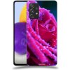 Pouzdro a kryt na mobilní telefon Samsung Pouzdro ACOVER Samsung Galaxy A73 5G s motivem Rose