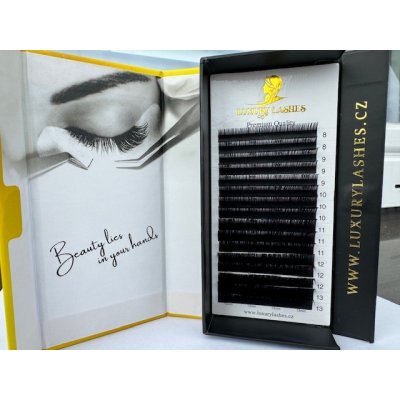 Luxury Lashes Classic 0,20 Zakřivení umělých řas: D, Délka umělých řas: 10 mm – Zboží Mobilmania
