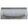 Kabelka LS Fashion kabelka psaníčko LSE00113 stříbrné