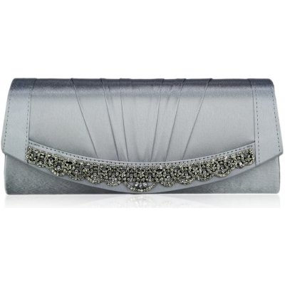 LS Fashion kabelka psaníčko LSE00113 stříbrné