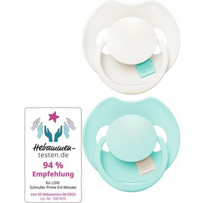 Lovi Dudlík silikonový dynamický Prime 2ks Lagoon/Mint Cream – Hledejceny.cz