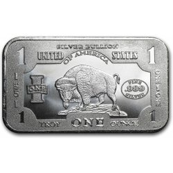 Private Mint Stříbrný slitek - 1901 $ 10 Bison 1 oz