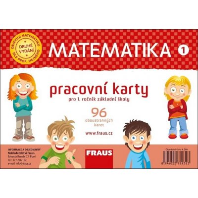 Matematika 1 pracovní karty pro 1. ročník základní školy - Bomerová Eva, Michnová Jitka, – Zboží Mobilmania