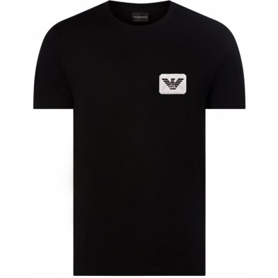 Emporio Armani luxusní pánské tričko t-shirt BLACK – Zboží Mobilmania