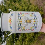 Kovový velký džbán "Včelka" - 28 cm – Zboží Dáma