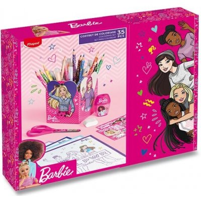 Maped Multiproduktová sada Gift box Barbie 35 ks
