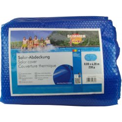 Summer Fun solární plachta na bazén ovál 8 x 4,2 m modrá