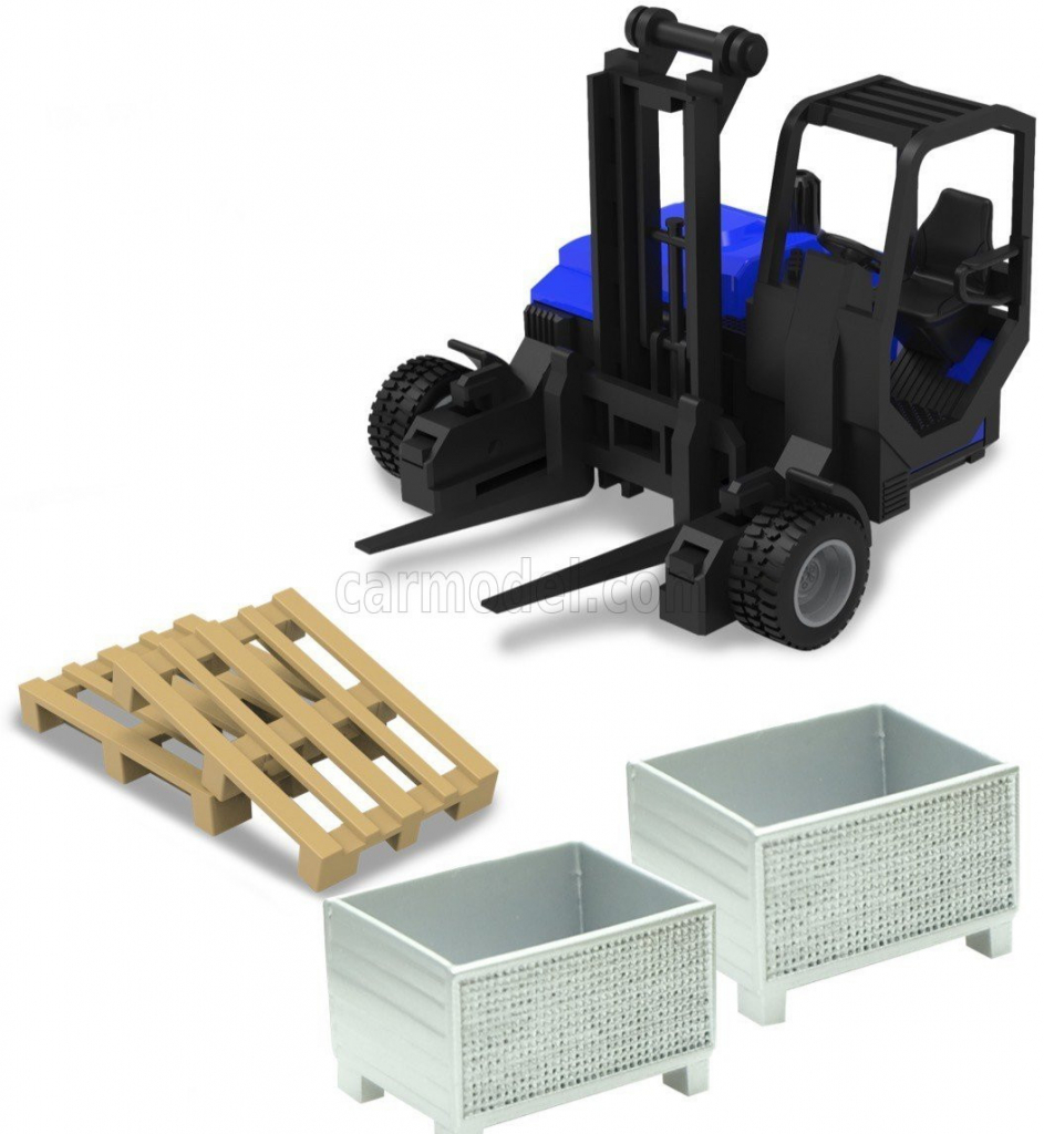Bburago Municipal Vehicles LKW Mit Hakenlift Und Kran – Detailreiches Spielzeug, Ca. 10 Cm