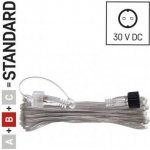 Prodlužovací kabel pro spojovací řetězy Standard transparentní 10 m venkovní i vnitřní EMOS D1ZB02 – Sleviste.cz