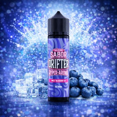 Juice Sauz Drifter Juice Hyper Shake & Vape Sweet Blueberry Ice 5/60ml – Sleviste.cz