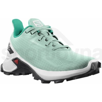 Salomon Alphacross Blast J L41621500 yucca/white/black – Zboží Mobilmania