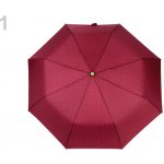 Dámský skládací vystřelovací deštník s puntíky bordó sv. – Hledejceny.cz
