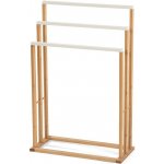 Noela Bambusový věšák na ručníky TRENO bílý – Zboží Dáma