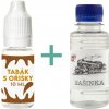 Příchuť pro míchání e-liquidu Vape Mix Tabák s oříšky 10 ml + Základní báze Mašinka 50PG/50VG 100 ml